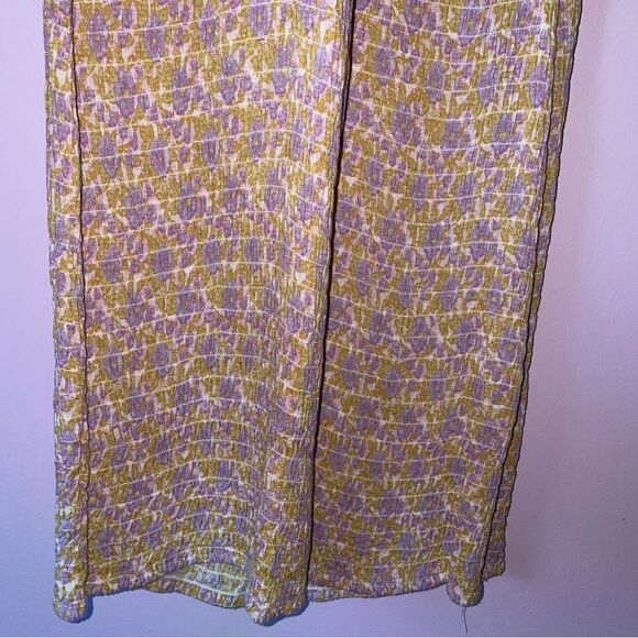 Free People XS Juniper Smocked Bodycon Slip Ditsy Floral Boho Swiftie - Picture 9 of 11